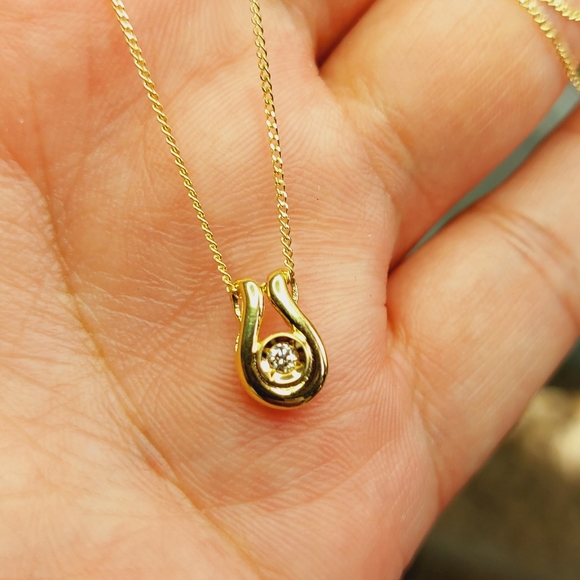 Diamond necklace - Picture 2 of 5